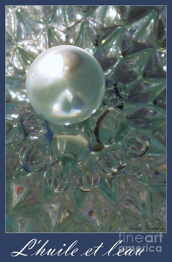 Pearl and Crystal . Poster Photograph by Renee Trenholm