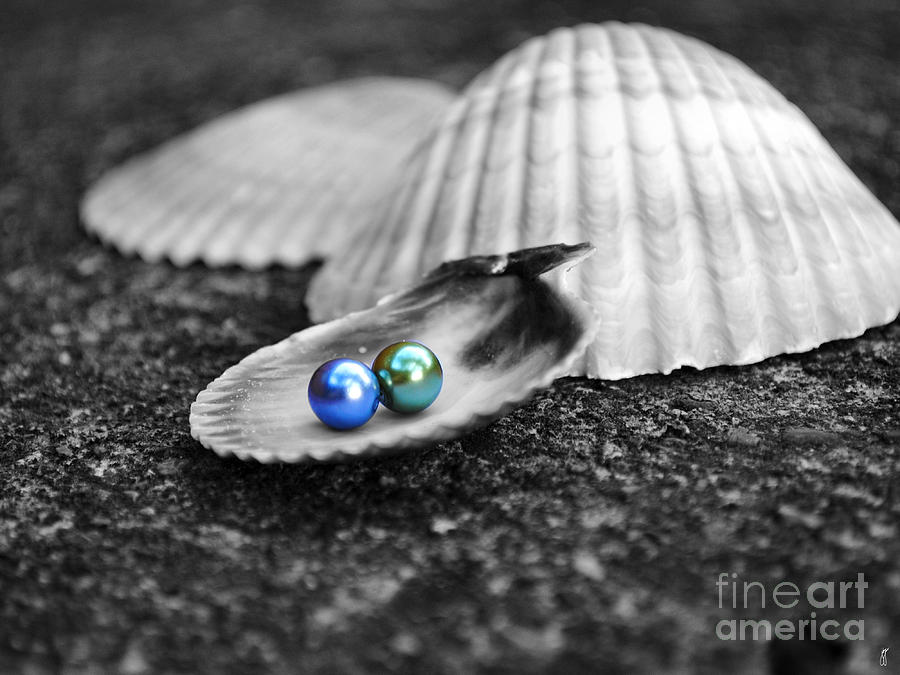Black And White Photograph - Pearls of Wisdom III by Jai Johnson