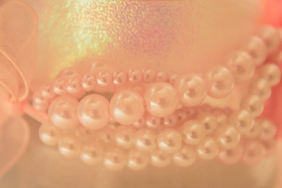 Vintage Photograph - Pearls by Toni Yasger