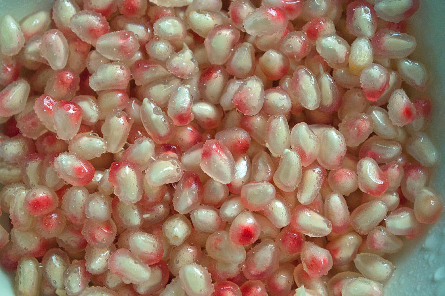 Pearly Pomegranate Seeds Photograph