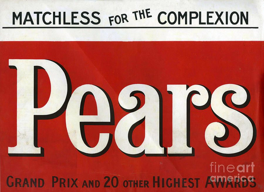 1900s Drawing - Pears  1907 1900s Uk Cc Logos by The Advertising Archives
