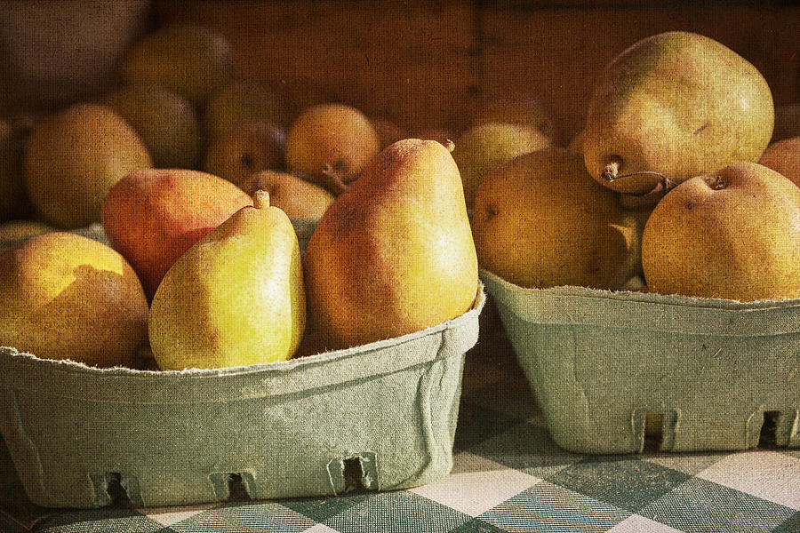 Fall Photograph - Pears by Caitlyn  Grasso