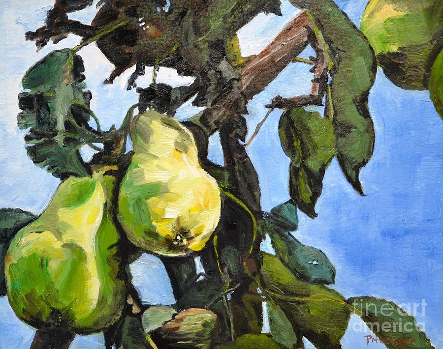 Pear Painting - Pears for Picking by Lori Pittenger