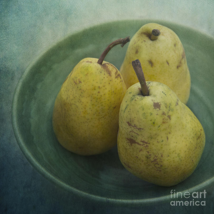 Pears In A Square Photograph by Priska Wettstein