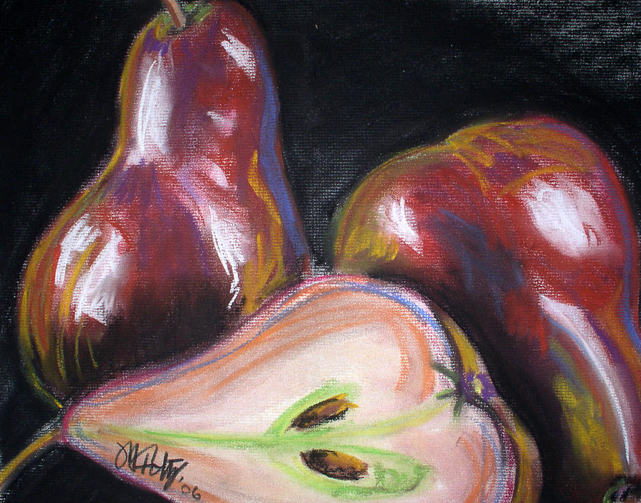 Pears Painting - Pears by Michael Foltz