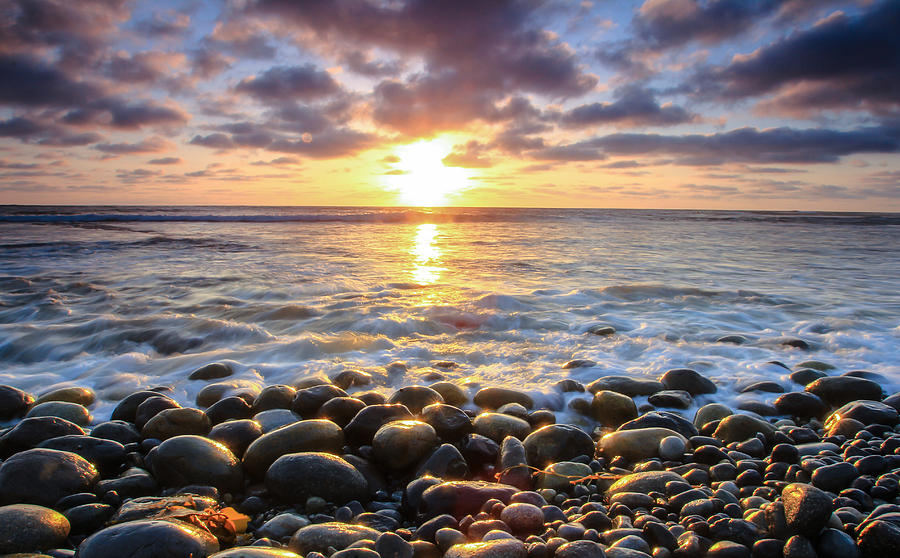 Pebble Beach Photograph - Pebble Beach by Robert Aycock Pebble Beach Photograph - Pebble Beach by Robert Aycock