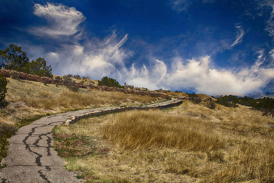 Pecos Pueblo Walkway Photograph by Bill Barber