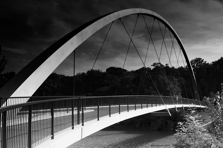 Pedestrian Bridge Photograph by Miguel Winterpacht
