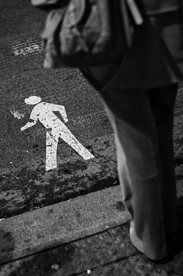 Pedestrian Crossing Photograph by Pablo Lopez