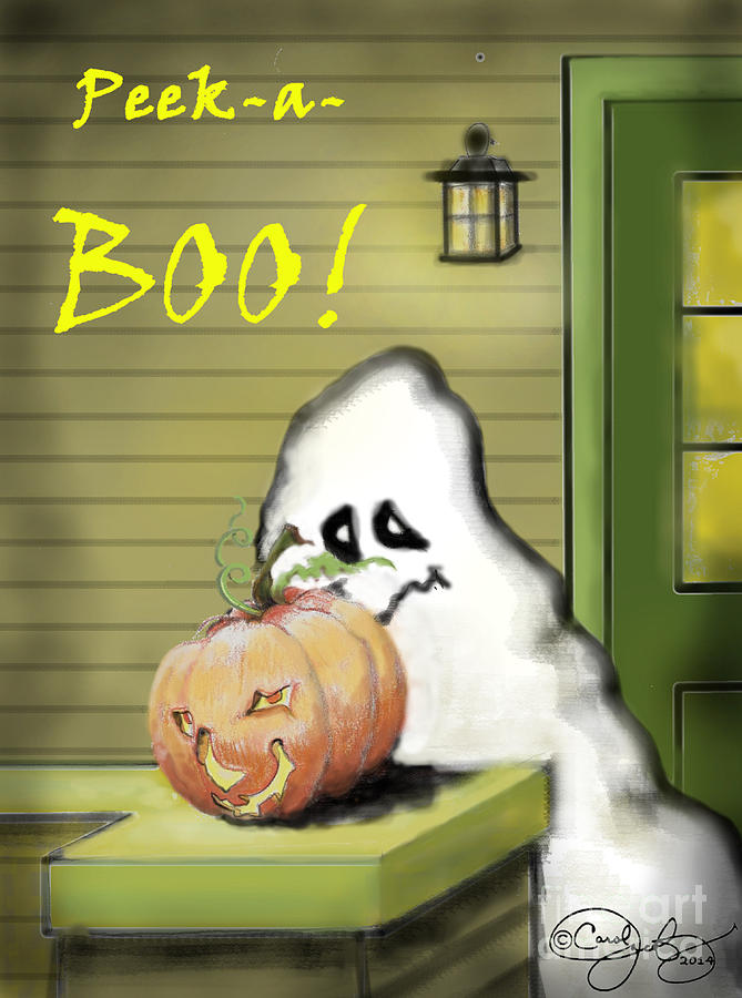 Peek-a-Boo Painting by Carol Jacobs