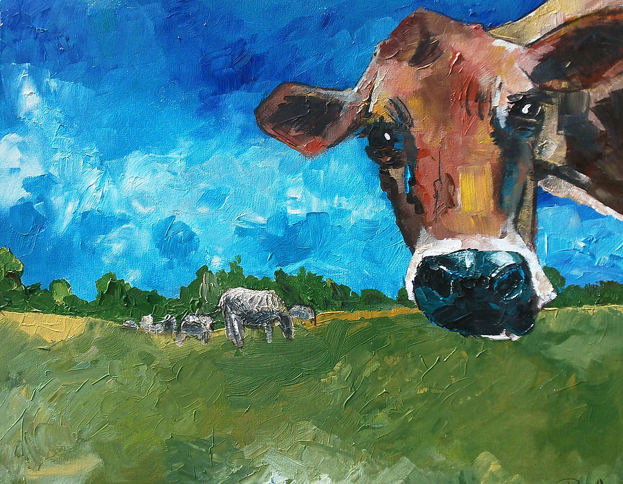 Peeping Bessie Painting by Sean Parnell