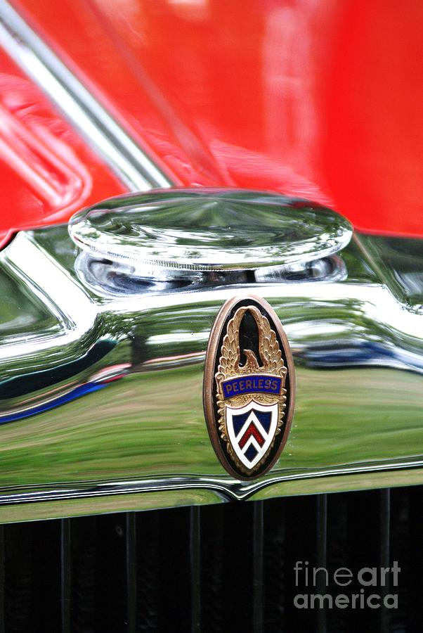 Peerless Radiator Emblem Photograph by Neil Zimmerman