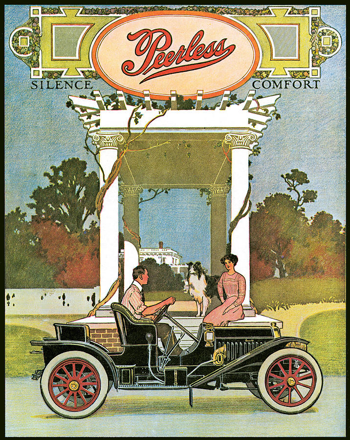 Peerless Photograph by Vintage Automobile Ads and Posters