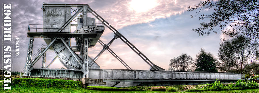 Pegasus Bridge Panorama Photograph by Weston Westmoreland