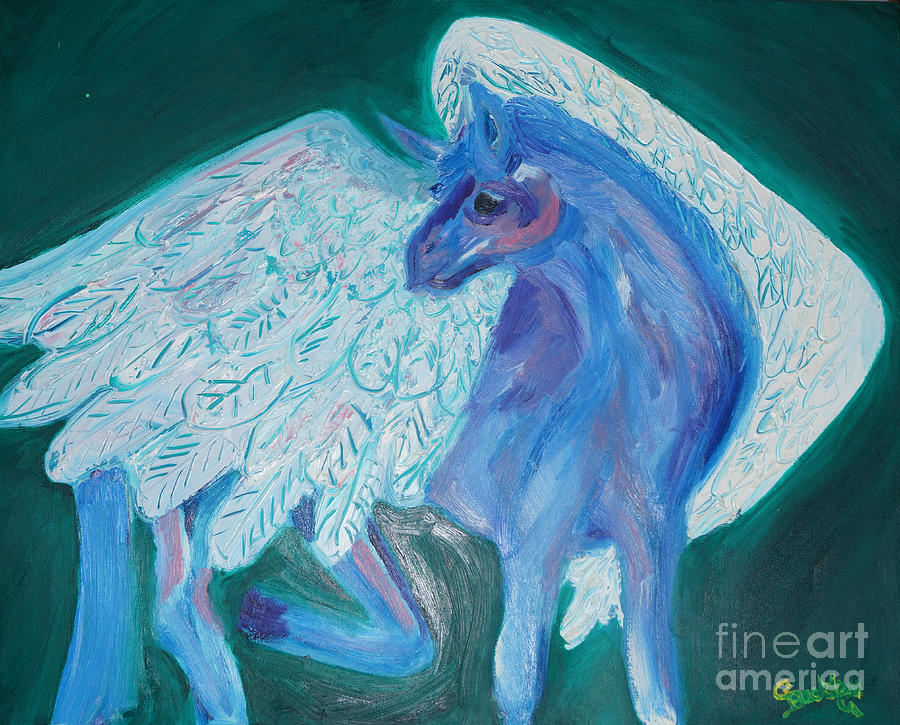 Pegasus Painting by Cassandra Buckley
