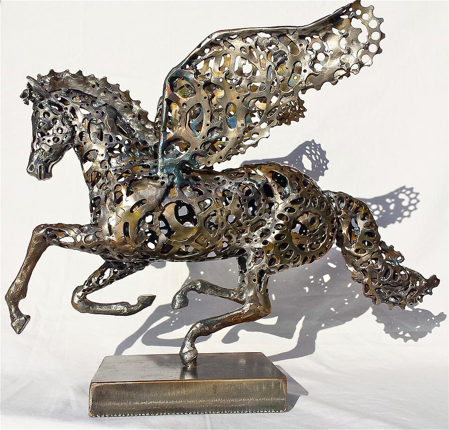 Pegasus Sculpture by Pierre Riche - Fine Art America