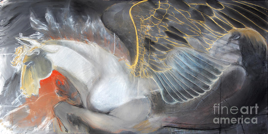 Pegasus Transformation Painting by Steven  Nakamura