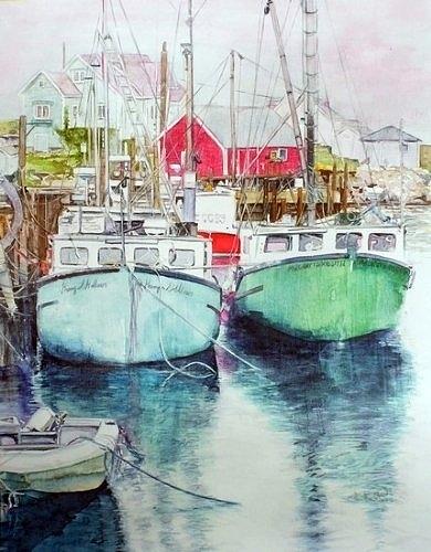 Peggys Cove #3 Painting by Annika Farmer