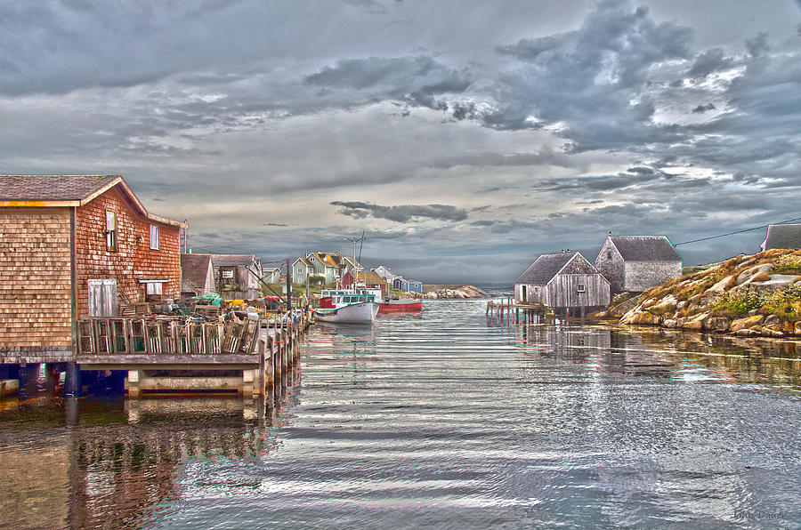 Boat Photograph - Peggys Cove by John Dauer
