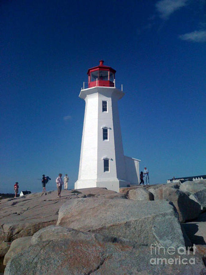 Peggys Cove Lighthouse Photograph by Brenda Brown