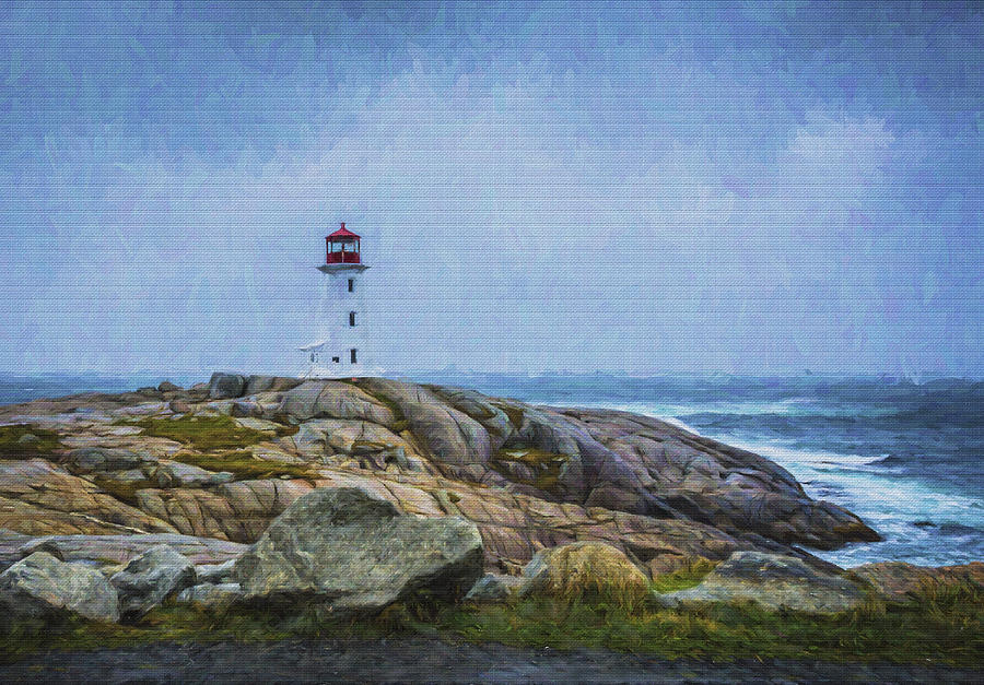 Peggys Cove Lighthouse Photograph by James Gamble Peggys Cove Lighthouse Photograph by James Gamble