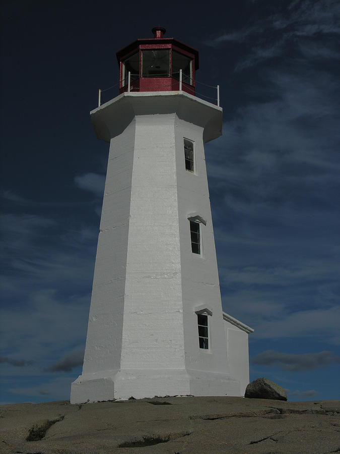 Peggys Cove Lighthouse Photograph by Robert Lozen
