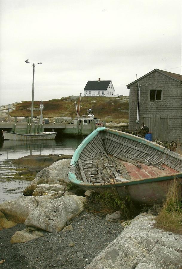 Peggys Cove Marina Photograph by Dody Rogers