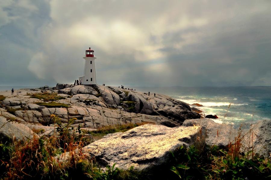 Landscape Photograph - Peggys Lighthouse by Diana Angstadt