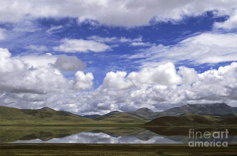 Pekhu Lake Tibet Photograph by Craig Lovell