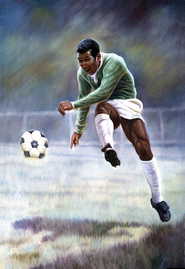 Pele Painting - Pele by Gregory Perillo
