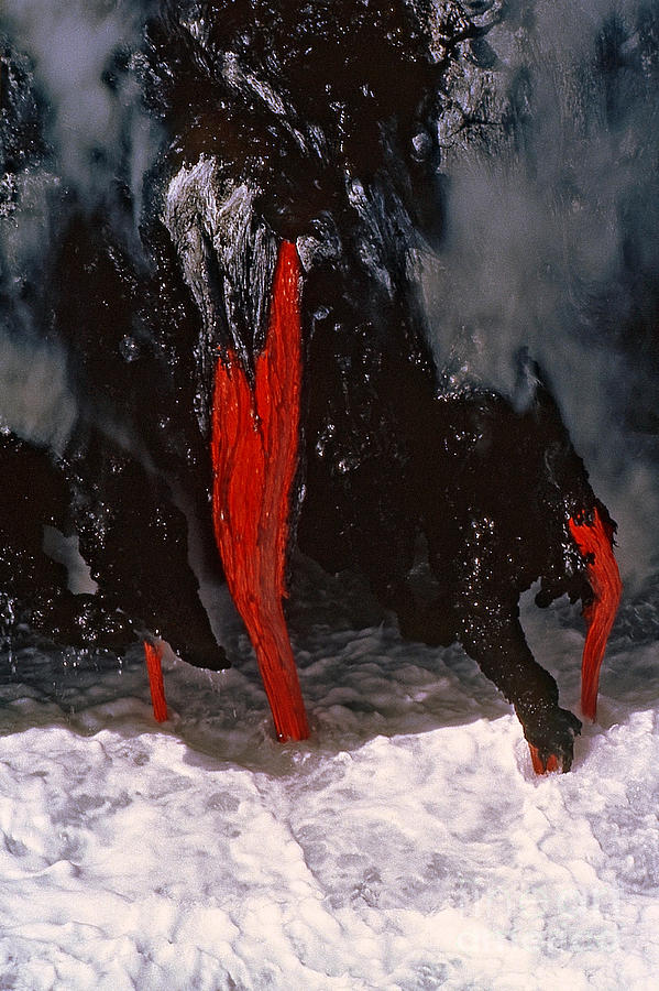 Lava Photograph - Peles Bloodline by C Ray  Roth