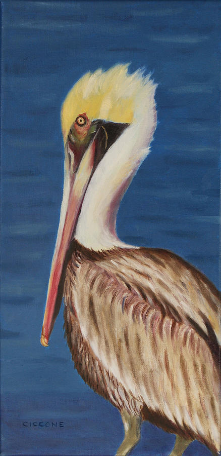 Pelican Brief Painting by Jill Ciccone Pike