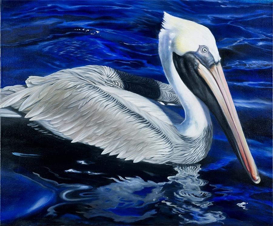 Pelican in the Keys Painting by Michael Alexander - Fine Art America