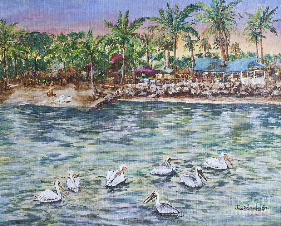 Pelican Medley Painting by Janis Lee Colon