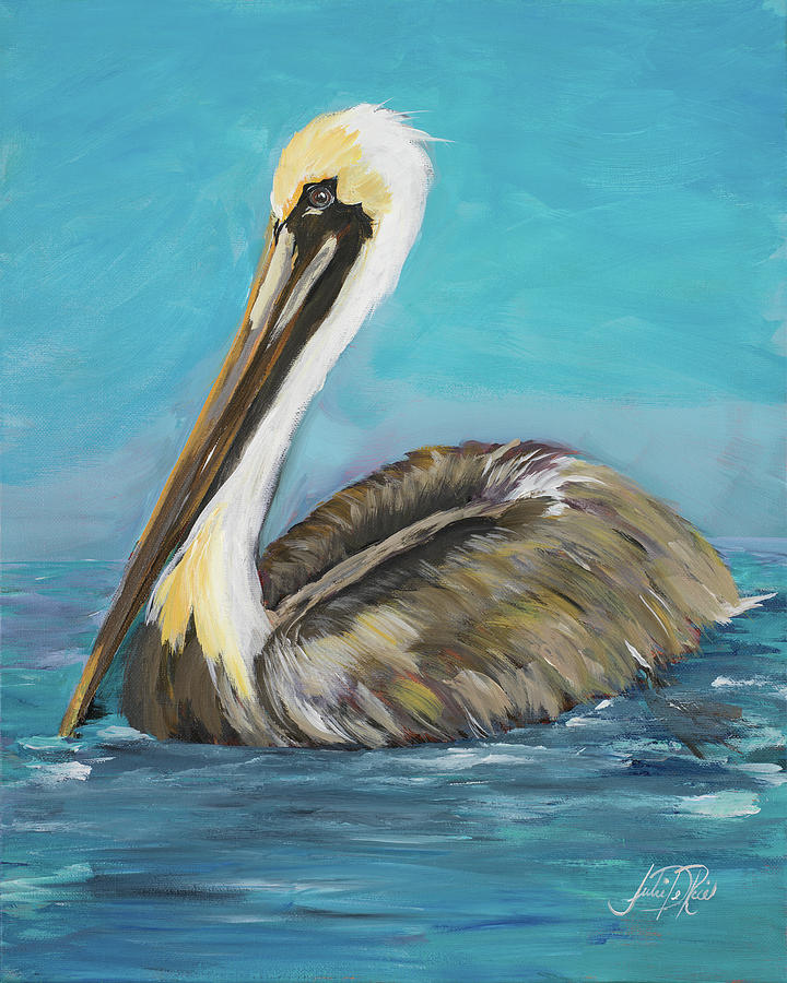 Pelican Way II Painting by Julie Derice - Fine Art America