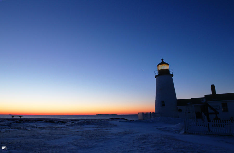 Pemaquid and Venus Photograph by John Meader