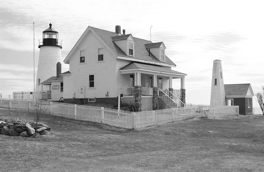Lighthouse Photograph - Pemaquid by Becca Wilcox
