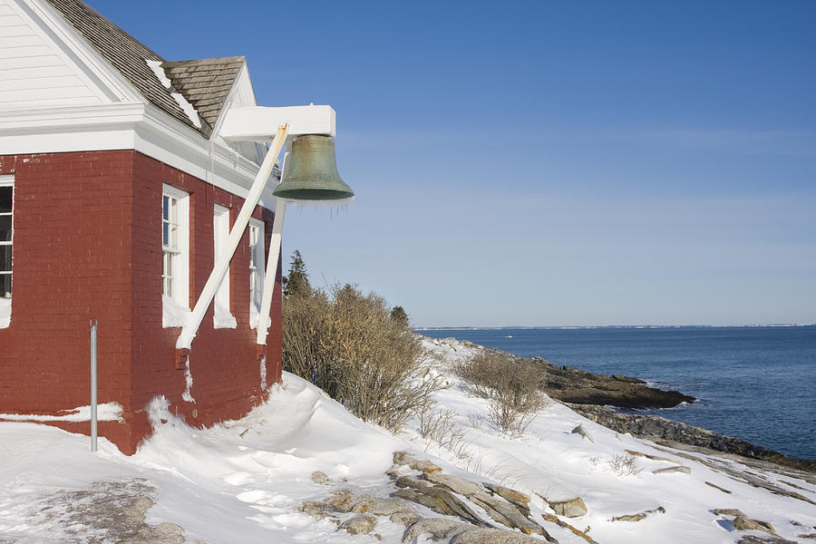 Pemaquid Point Bell House on the Maine Coast Photograph by Keith Webber Jr