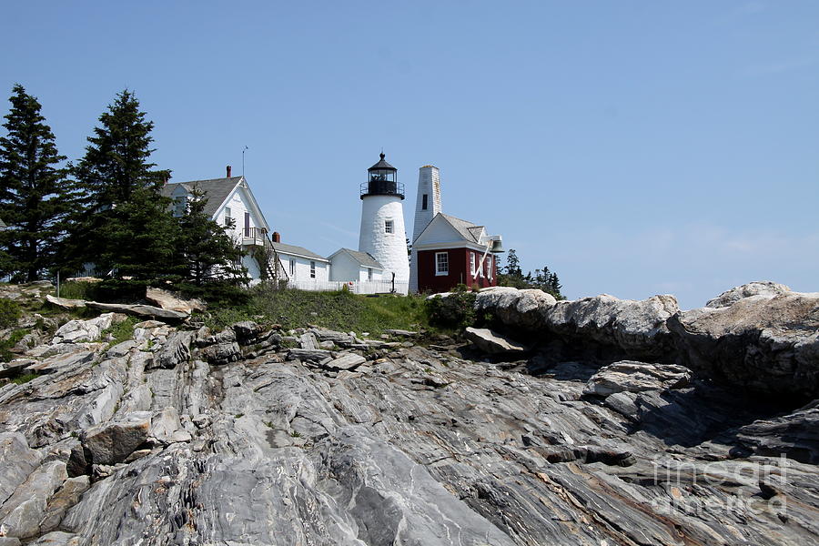 Pemaquid Point Light And Bell Tower Photograph by Christiane Schulze ...