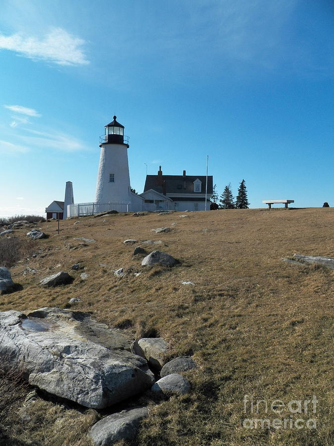 Portland Photograph - Pemaquid Point Lighthouse 30 by Joseph Marquis