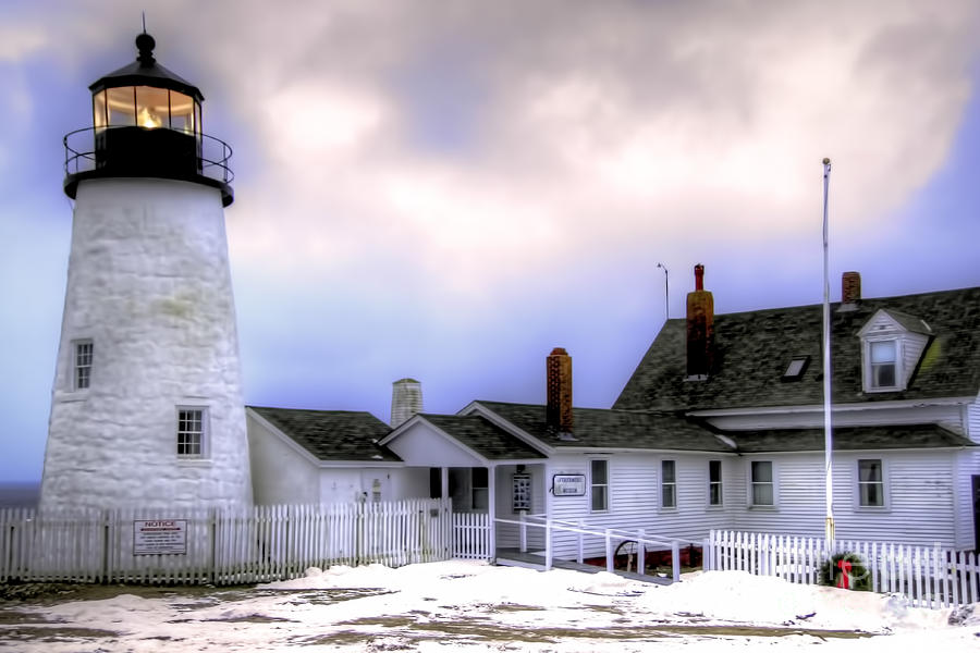 Lighthouse Photograph - Pemaquid Point Lighthouse by Brenda Giasson