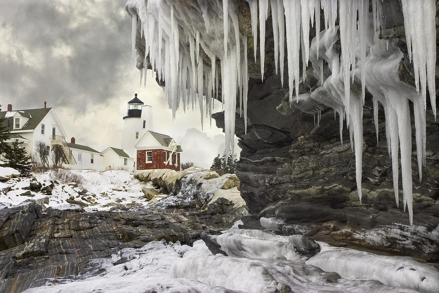 Pemaquid Point Lighthouse on the Maine Coast Photograph by Keith Webber Jr