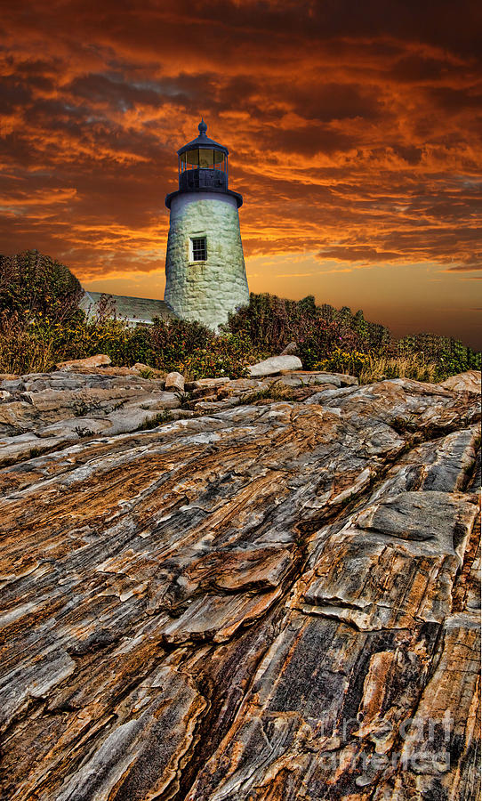 Pemaquid Point Lighthouse Photograph by Shirley Mangini