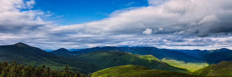 Pemi Loop Photograph - Pemigawasset Wilderness Panorama by Jeff Sinon