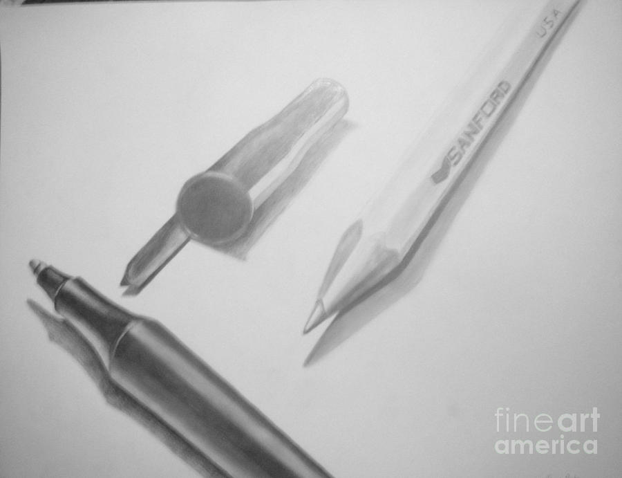Pen and Pencil Drawing by Tamir Barkan