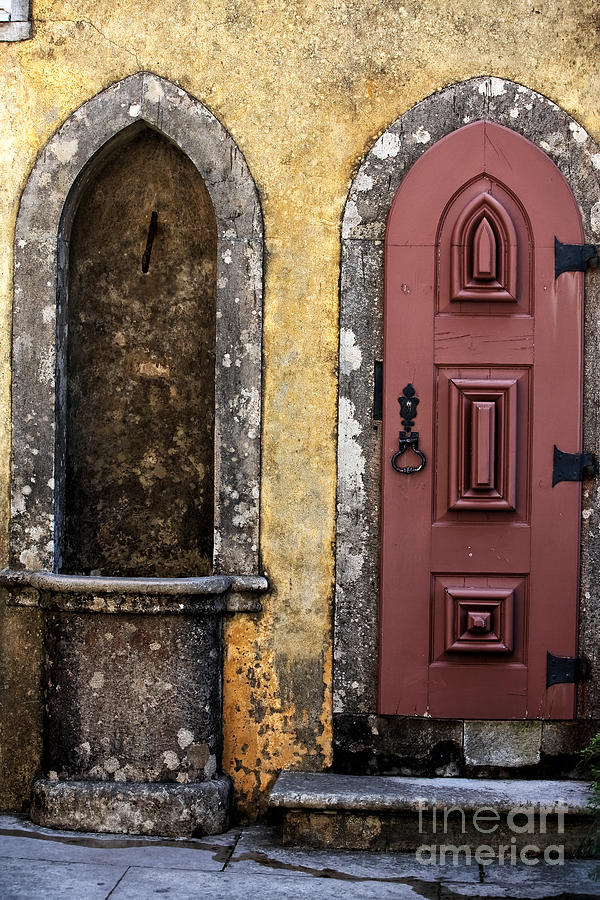 Castle Photograph - Pena Palace Door by John Rizzuto