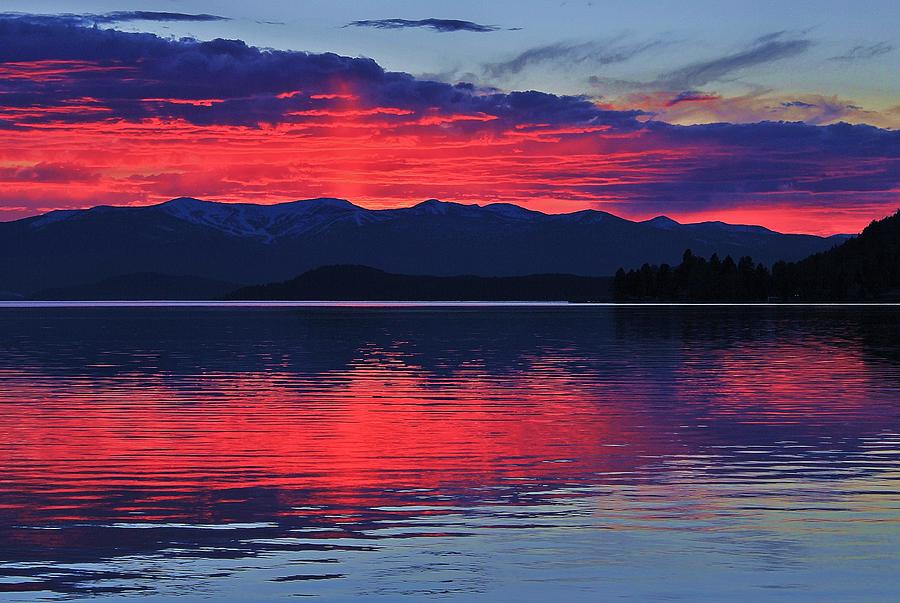 Sunset Photograph - Pend Oreille Sunset by Benjamin Yeager