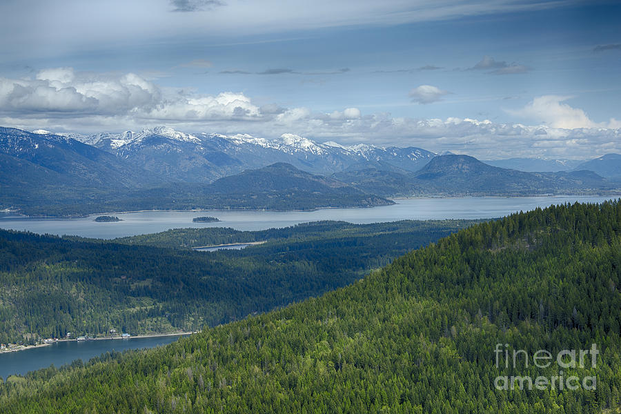 Mountain Photograph - Pend Oreille View by Idaho Scenic Images Linda Lantzy