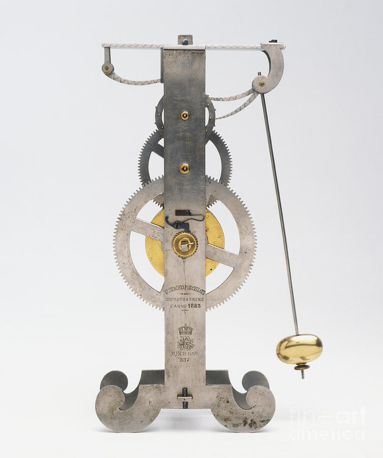 Device Photograph - Pendulum Clock Built In 1883 by Clive Streeter / Dorling Kindersley / Science Museum, London