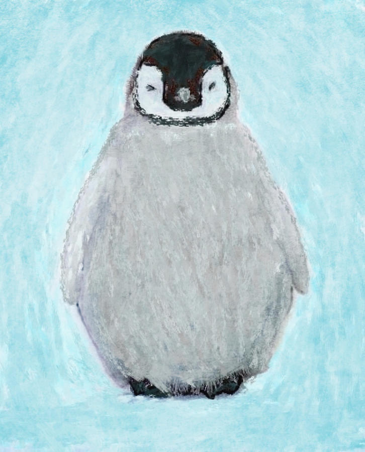 Penguin Digital Art by Anjana Shankar | Fine Art America